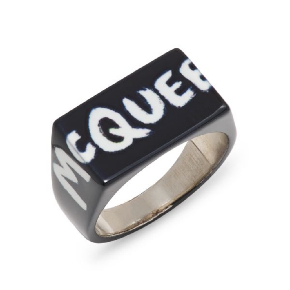 Alexander McQueen Graffiti Ring